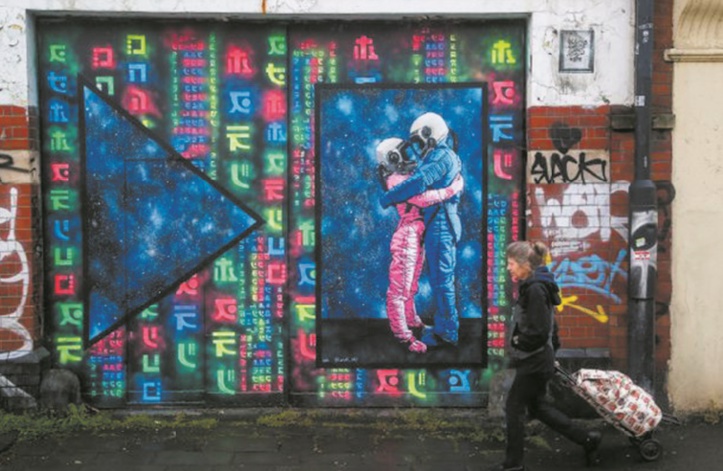Bristol, tatouée Banksy