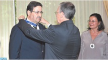 Le premier vice-président de la Chambre des conseillers décoré