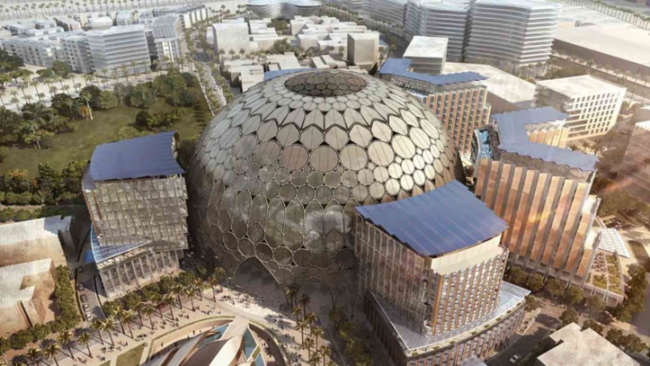 Le Maroc érige son pavillon sur le site de l’Expo 2020 Dubaï Le Maroc érige son pavillon sur le site de l’Expo 2020 Dubaï