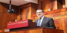 Saâd Dine El Otmani répondant à la question centrale sur "La politique de l'eau" lors de la séance parlementaire mensuelle consacrée à la politique générale