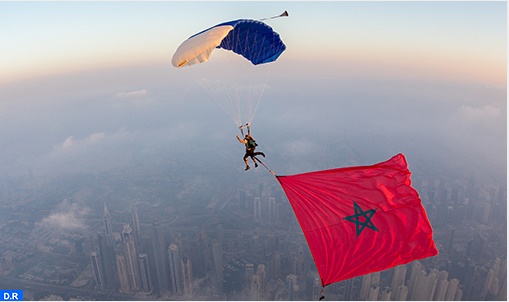 Le parachutiste Anas Bekkali met le cap sur la promotion des monuments du Maroc Le parachutiste Anas Bekkali met le cap sur la promotion des monuments du Maroc
