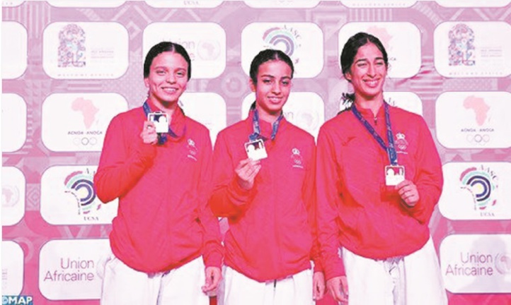 Bonne performance des karatékas marocains Bonne performance des karatékas marocains