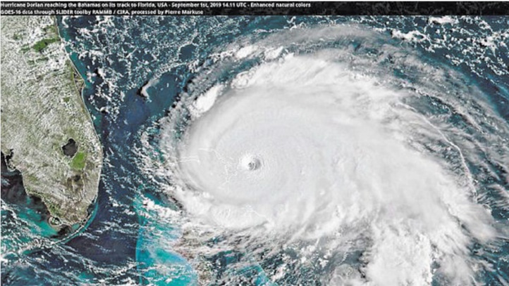 L'ouragan Dorian frappe les Bahamas de plein fouet