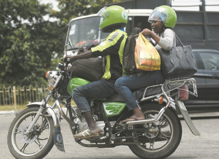 Les applications mobiles de taxi-moto pour venir à bout des embouteillages de Lagos
