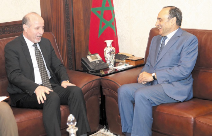 Habib El Malki s'entretient avec le directeur du FNUAP pour la région arabe Habib El Malki s'entretient avec le directeur du FNUAP pour la région arabe