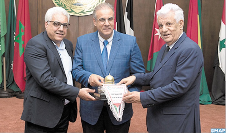 Hilal Al-Qods reçu à l'Agence Bayt Mal Alqods Acharif