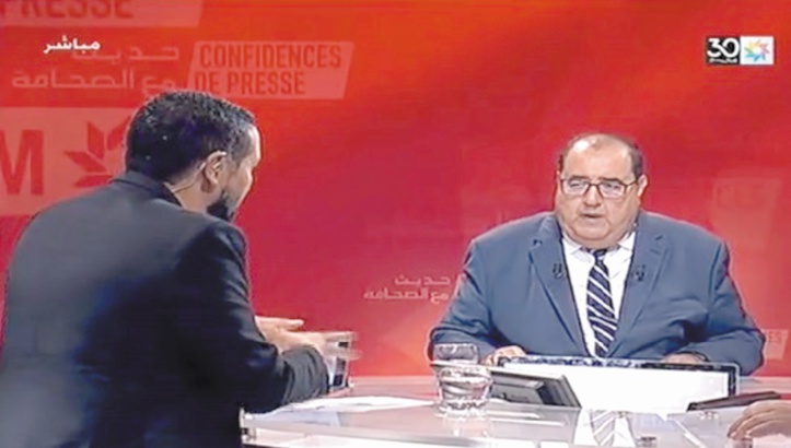 Driss Lachguar à l’émission “Confidences de presse” Driss Lachguar à l’émission “Confidences de presse”