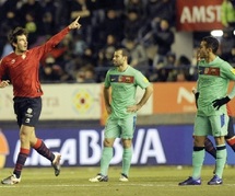 Le Barça laisse filer la Liga Le Barça laisse filer la Liga
