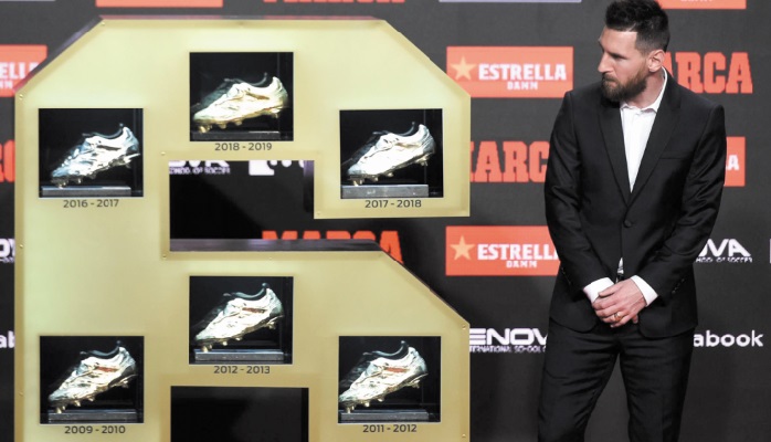 Sixième Soulier d’or pour Lionel Messi