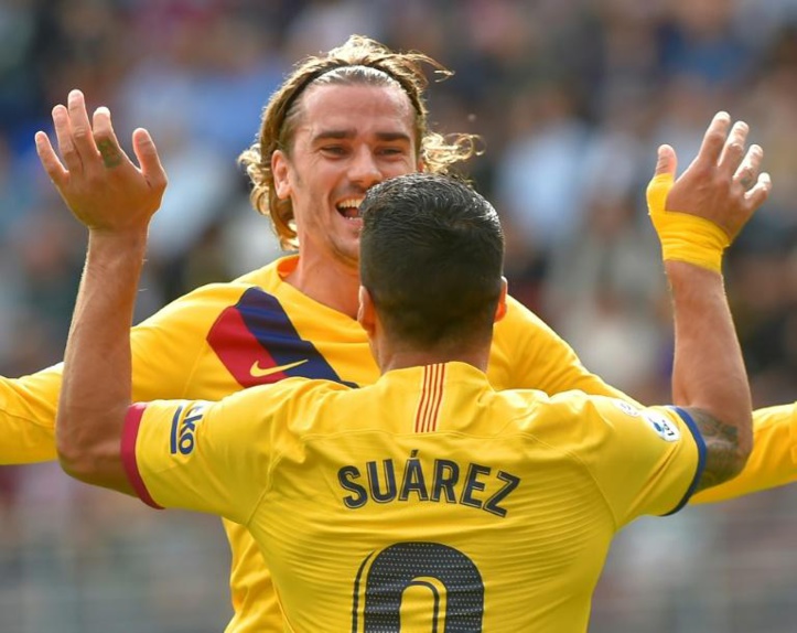 Liga  Le trio "GSM" hisse Barcelone en tête, le Real dévisse Liga  Le trio "GSM" hisse Barcelone en tête, le Real dévisse
