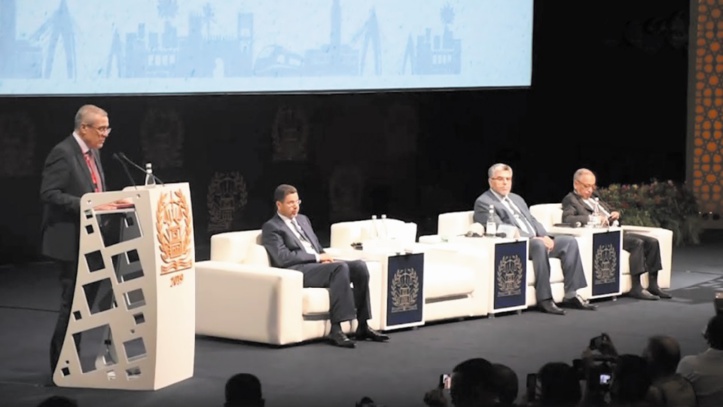 Intervenant à l'ouverture des travaux de la deuxième édition de la Conférence internationale de Marrakech sur la justice Intervenant à l'ouverture des travaux de la deuxième édition de la Conférence internationale de Marrakech sur la justice