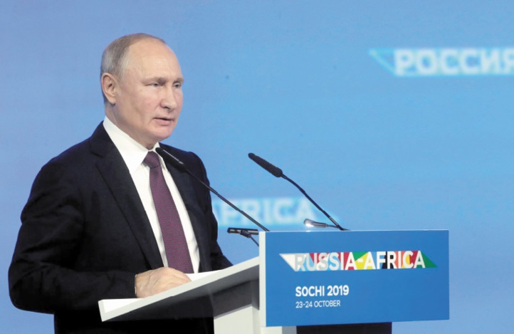A Sotchi, Poutine annonce ses ambitions pour l'Afrique A Sotchi, Poutine annonce ses ambitions pour l'Afrique