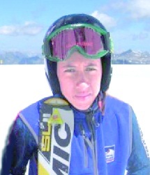 Hamza, l’étoile montante du ski national Hamza, l’étoile montante du ski national