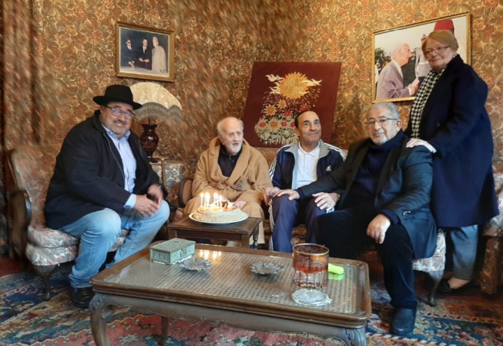Driss Lachguar et Habib El Malki rendent visite à Mohamed Lahbabi