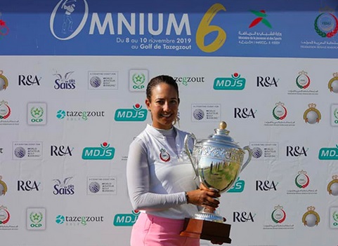 Maha Haddioui remporte le tournoi Omnium VI de golf