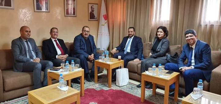 Driss Lachguar reçoit une délégation du gouvernement de la jeunesse marocaine Driss Lachguar reçoit une délégation du gouvernement de la jeunesse marocaine