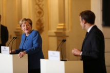Merkel défend l'Otan face aux critiques de Macron Merkel défend l'Otan face aux critiques de Macron