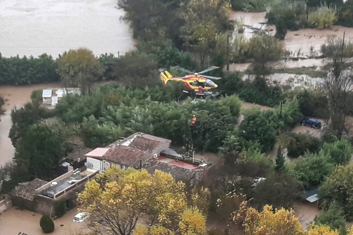 Les intempéries en France font cinq morts dont trois secouristes en hélicoptère