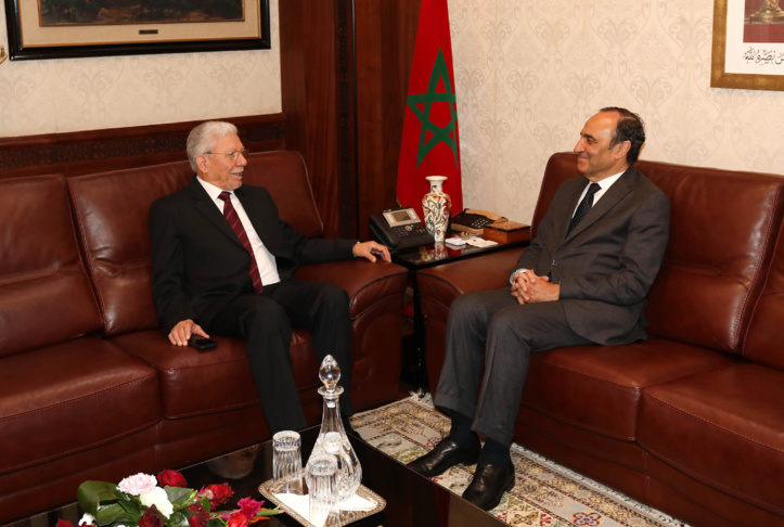 Le secrétaire général de l'UMA rend hommage à S.M le Roi Le secrétaire général de l'UMA rend hommage à S.M le Roi