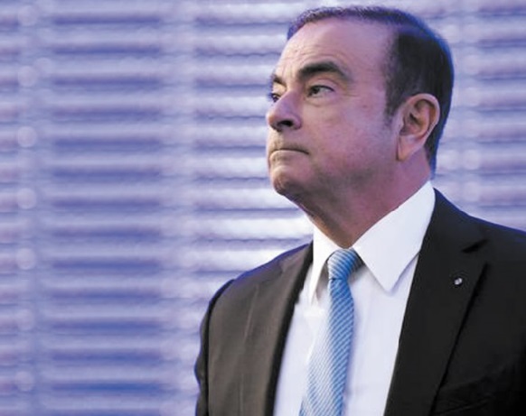 Ghosn a pris le train pour rejoindre l'aéroport du Kansai Ghosn a pris le train pour rejoindre l'aéroport du Kansai