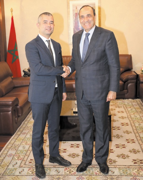 Habib El Malki reçoit le délégué général à Rabat des gouvernements de la Wallonie et de la Fédération Wallonie-Bruxelles