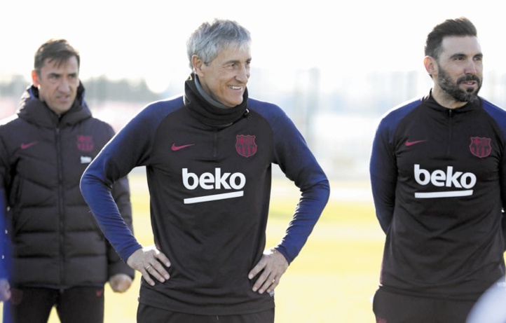 Setién : Ma seule promesse, c'est que le Barça jouera bien