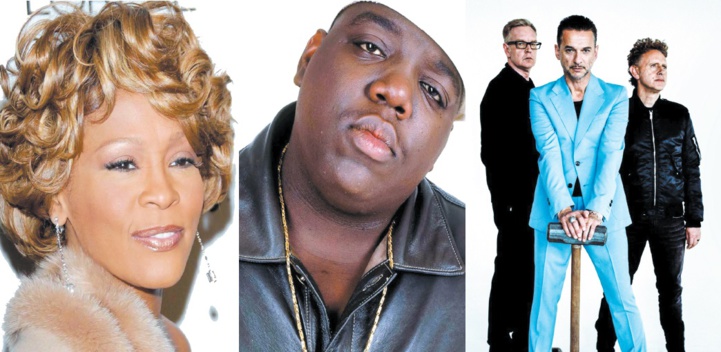 Whitney Houston, Notorious B.I.G, Depeche Mode . entrent au panthéon du rock