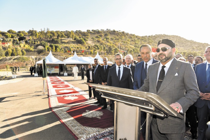 S.M le Roi inaugure le barrage Moulay Abderrahmane S.M le Roi inaugure le barrage Moulay Abderrahmane