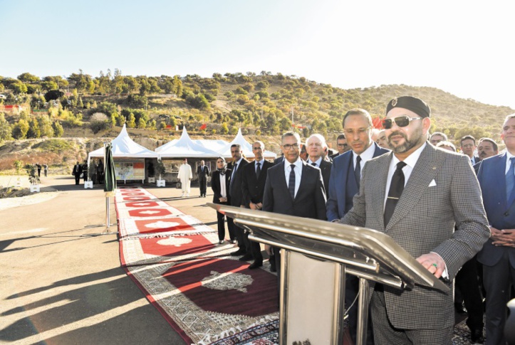 S.M le Roi inaugure le barrage Moulay Abderrahmane