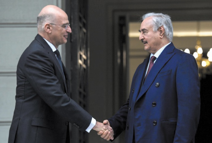 Haftar chez son allié grec avant la conférence de Berlin