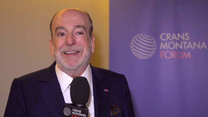Le président-fondateur du Forum Crans Montana, Jean-Paul Carteron. Le président-fondateur du Forum Crans Montana, Jean-Paul Carteron.