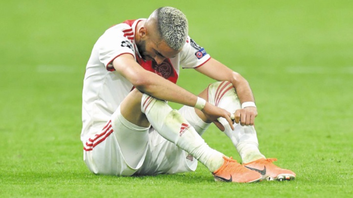 Ziyech victime d’une déchirure musculaire au mollet Ziyech victime d’une déchirure musculaire au mollet