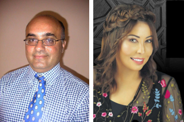 Leila Gouchi et Ismail Harakat faits  Chevalière et Officier de l’Ordre Lafayette