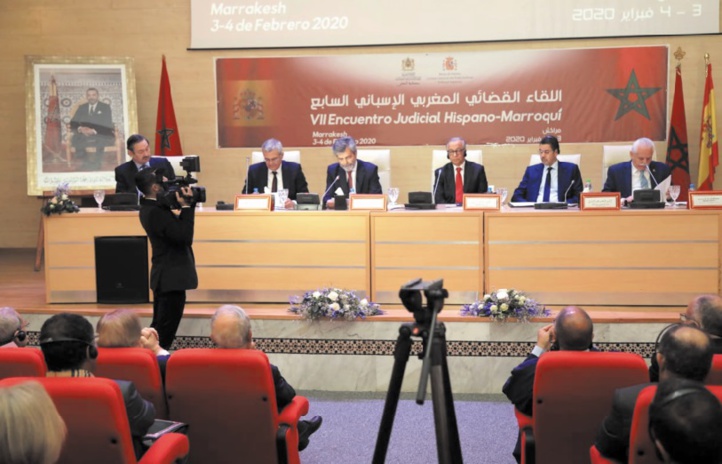 Tenue à Marrakech de la 7ème rencontre judiciaire maroco-espagnole