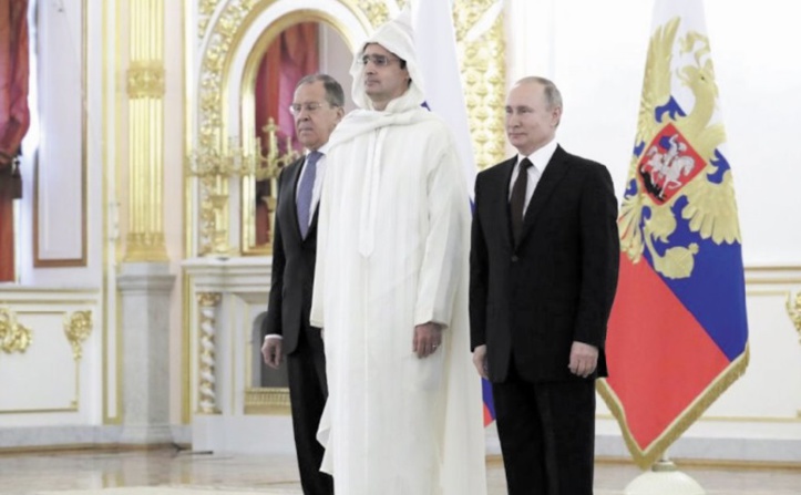 Le président Poutine loue le développement des relations entre la Russie et le Maroc Le président Poutine loue le développement des relations entre la Russie et le Maroc