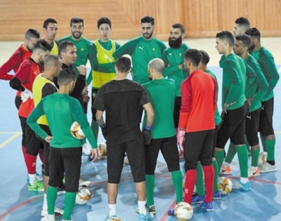 Cérémonie en l'honneur de l’EN de futsal