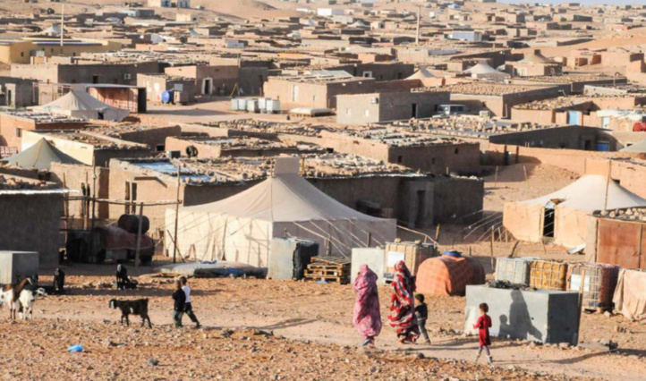 Marche de protestation contre les restrictions de déplacement dans les camps de Tindouf