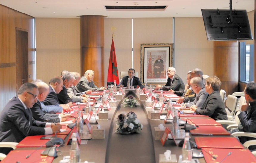 Saâd Dine El Otmani se réunit avec les partis non représentés au Parlement Saâd Dine El Otmani se réunit avec les partis non représentés au Parlement