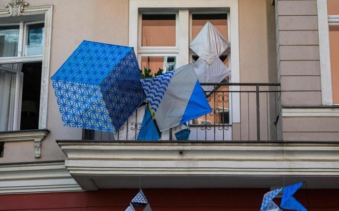 Des œuvres d'art aux balcons berlinois