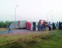 Grave accident  à Casablanca