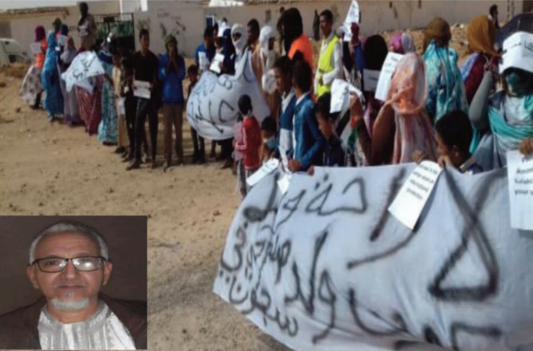 Manifestations à répétition dans les camps de Tindouf pour la libération de Mohamed Salahi