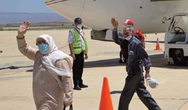 Rapatriement de 108 touristes marocains bloqués aux Iles Canaries Rapatriement de 108 touristes marocains bloqués aux Iles Canaries