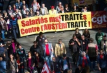 La gauche manifeste contre la gauche en France : Des milliers de manifestants à Paris contre l'Europe de "l'austérité"