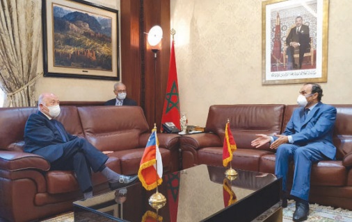 Habib El Malki reçoit l'ambassadeur du Chili au terme de sa mission au Maroc Habib El Malki reçoit l'ambassadeur du Chili au terme de sa mission au Maroc