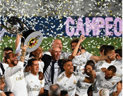 Le Real s’offre son 34ème titre de champion d’Espagne Le Real s’offre son 34ème titre de champion d’Espagne