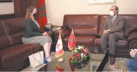 Habib El Malki reçoit la nouvelle ambassadrice du Canada à Rabat