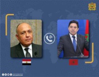 Nasser Bourita examine avec son homologue égyptien les efforts communs pour l'aboutissement d' un règlement politique en Libye Nasser Bourita examine avec son homologue égyptien les efforts communs pour l'aboutissement d' un règlement politique en Libye