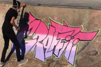 Reda Boudina expose sa démarche du graffiti Reda Boudina expose sa démarche du graffiti