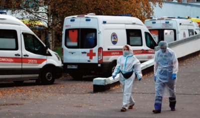 244 morts en 24 heures en Russie, un record