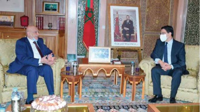 Nouvelle visite au Maroc du président de la Chambre des représentants de la Libye Nouvelle visite au Maroc du président de la Chambre des représentants de la Libye
